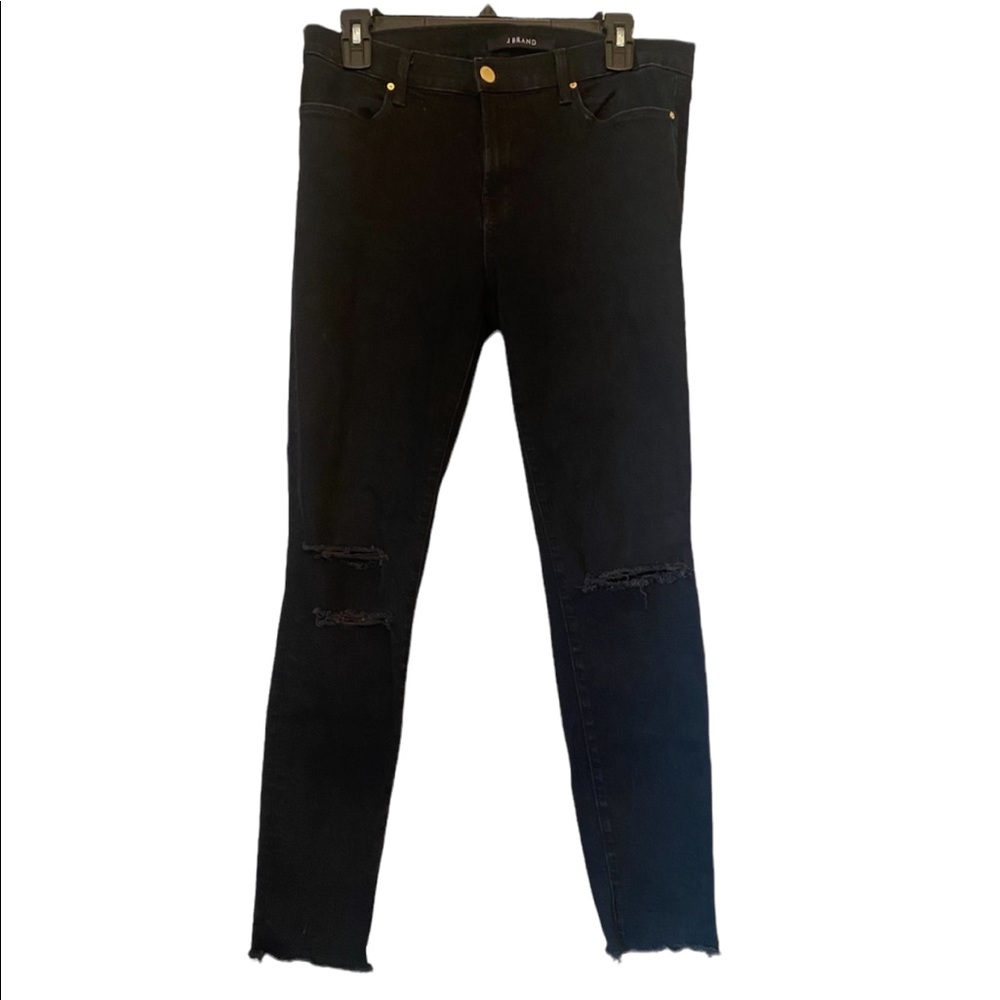 J Brand Cropped Skinny Blue Mercy Jeans
